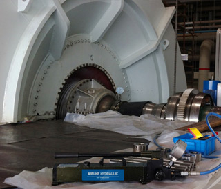 华能岳阳电厂5#600MW机组液压螺栓抢修